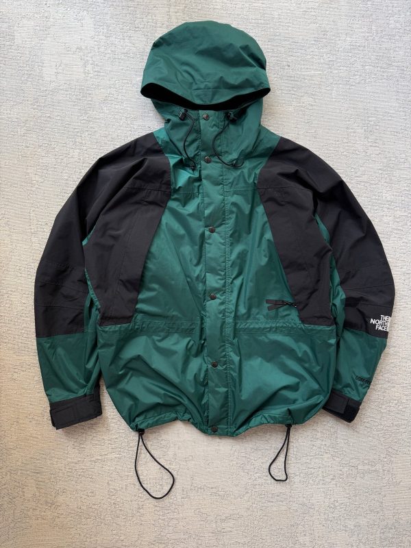 Vintage 90s The North Face Mountain GORE-TEX Jacket – Forest Green / Black (L)