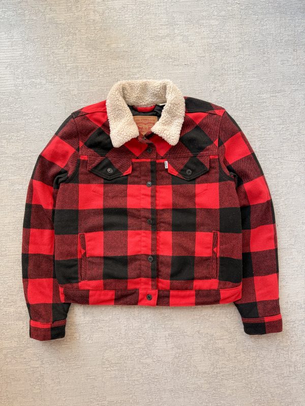 Levi’s Checked Sherpa Lined Jacket (L)
