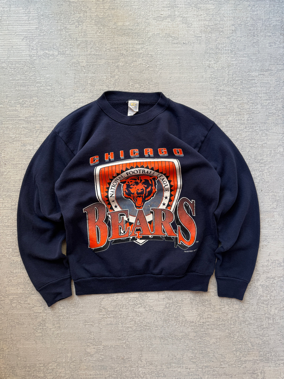 Vintage 1993 Chicago Bears NFL Graphic Sweatshirt (M)