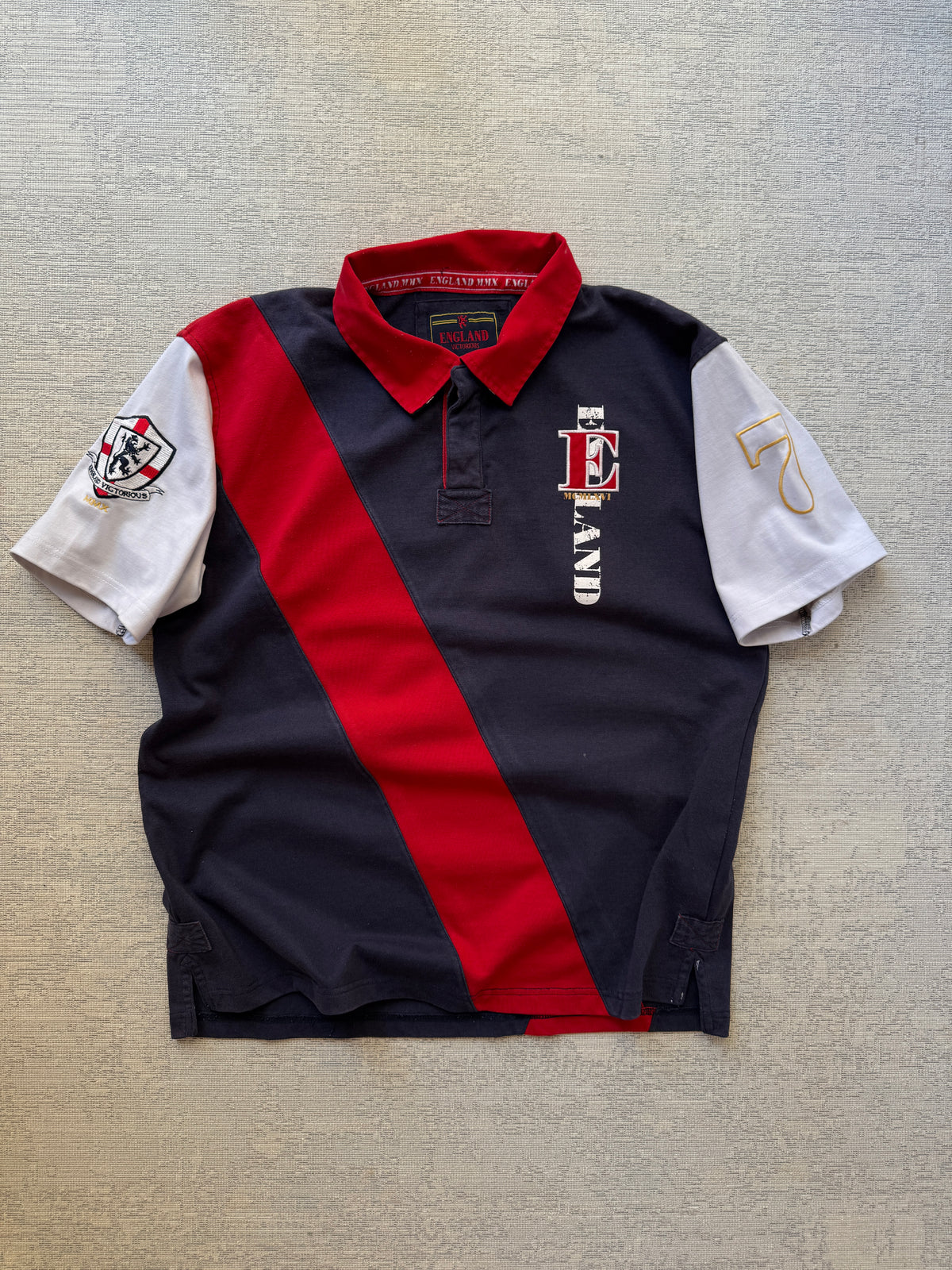 England Victorious Rugby Polo Shirt (L)