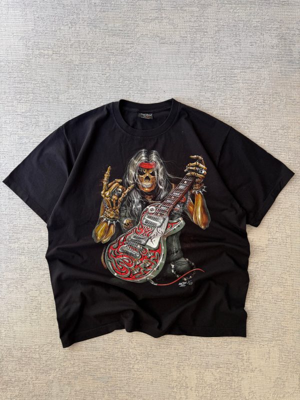 Skull Rock Guitar Metal Tee (XXL)
