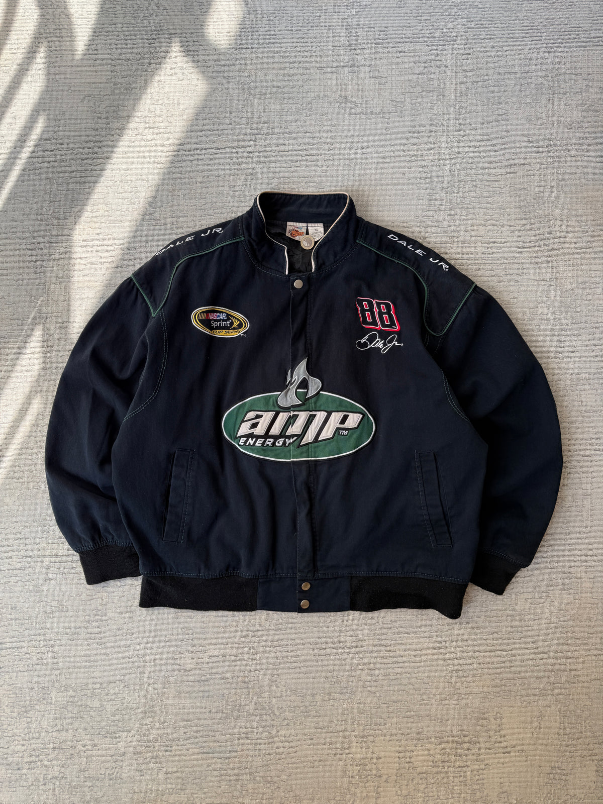 Vintage Chase Authentics x NASCAR “Amp Energy” Dale Earnhardt Jr. Racing Jacket (XL)