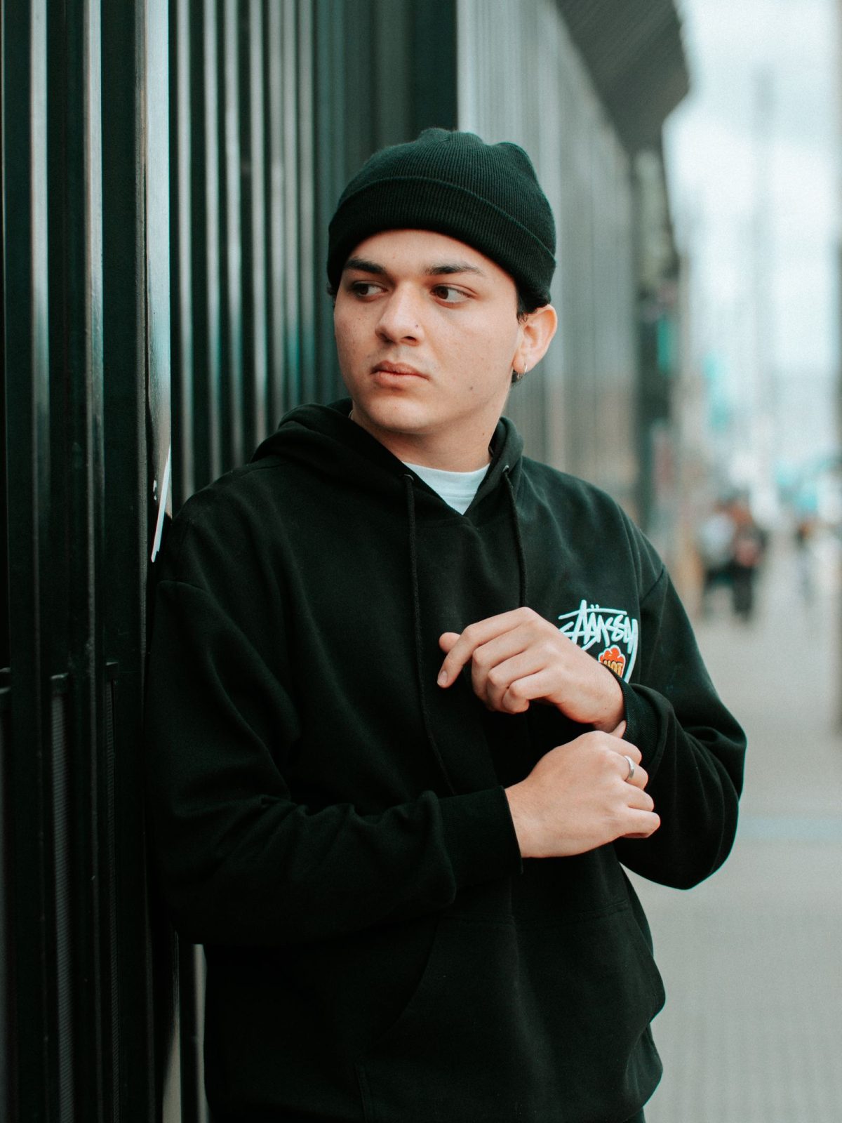 Stüssy Stock Logo Hoodie – Black (M)